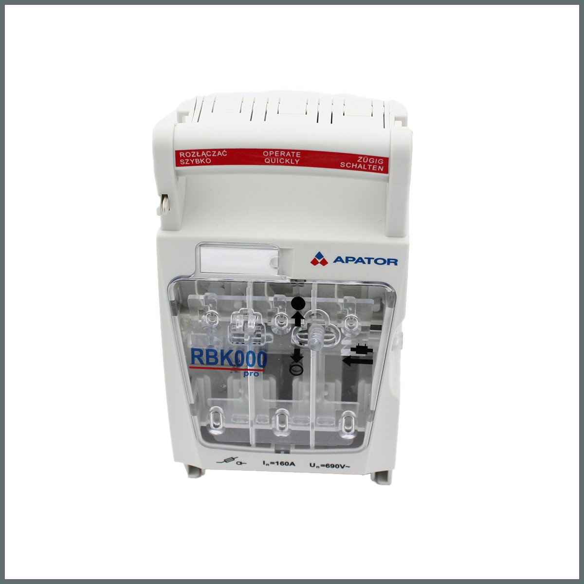 RBK 000 (3x160A) Yatay S.Y.A. (NH Boy:000) Taban Sacına Mont.