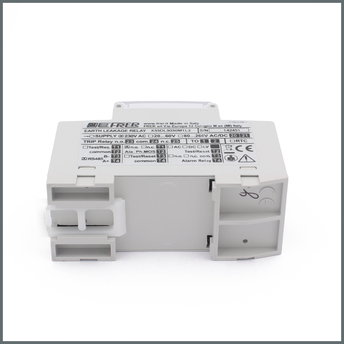 T.K.A.K.R. RS485Modbus / Photo-Mos 230VAC/30mA--30A/2Modül/Ray Tipi