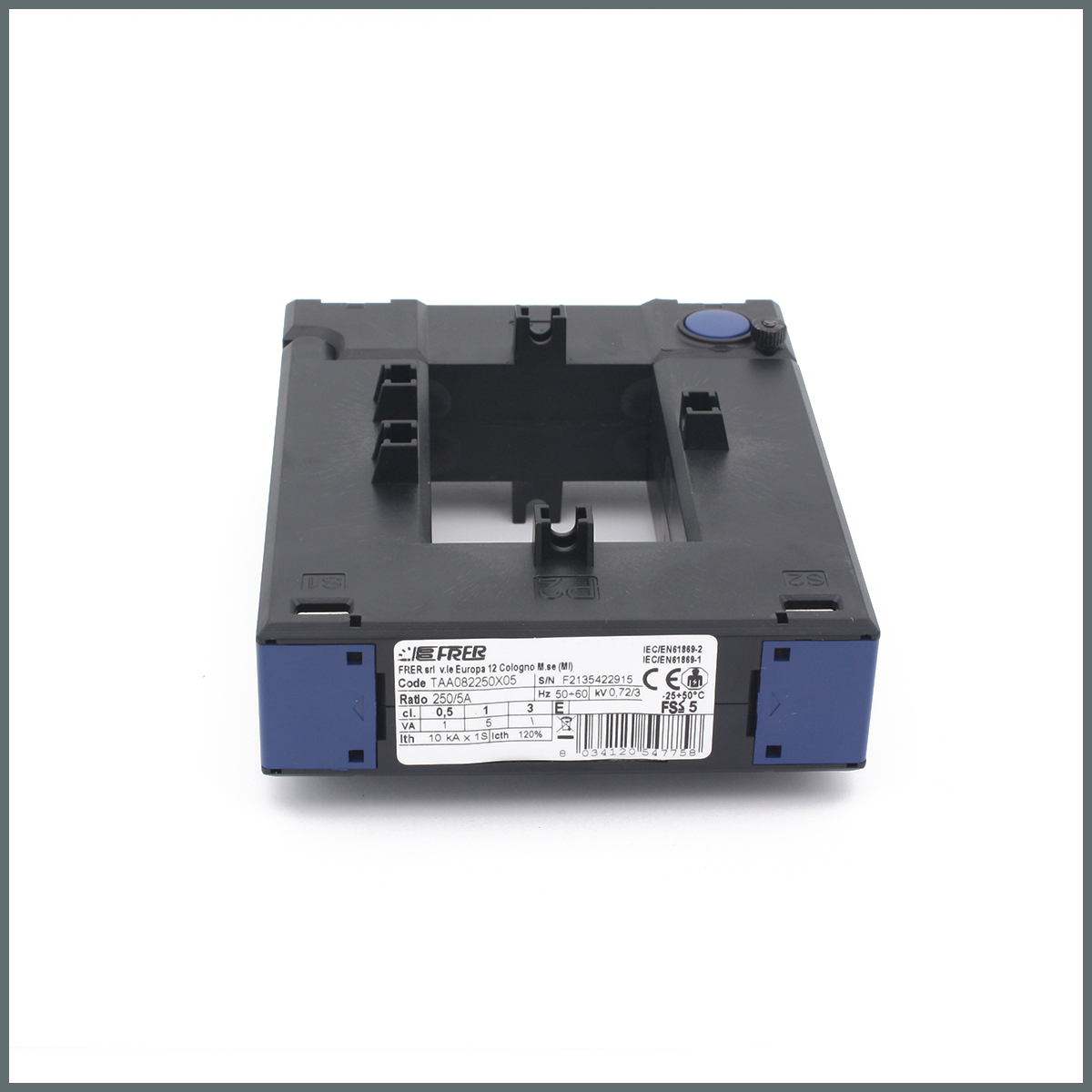 TAA082 Serisi 250/5A Ayr. Akım Tr. İç Ölçü : 50x81mm.