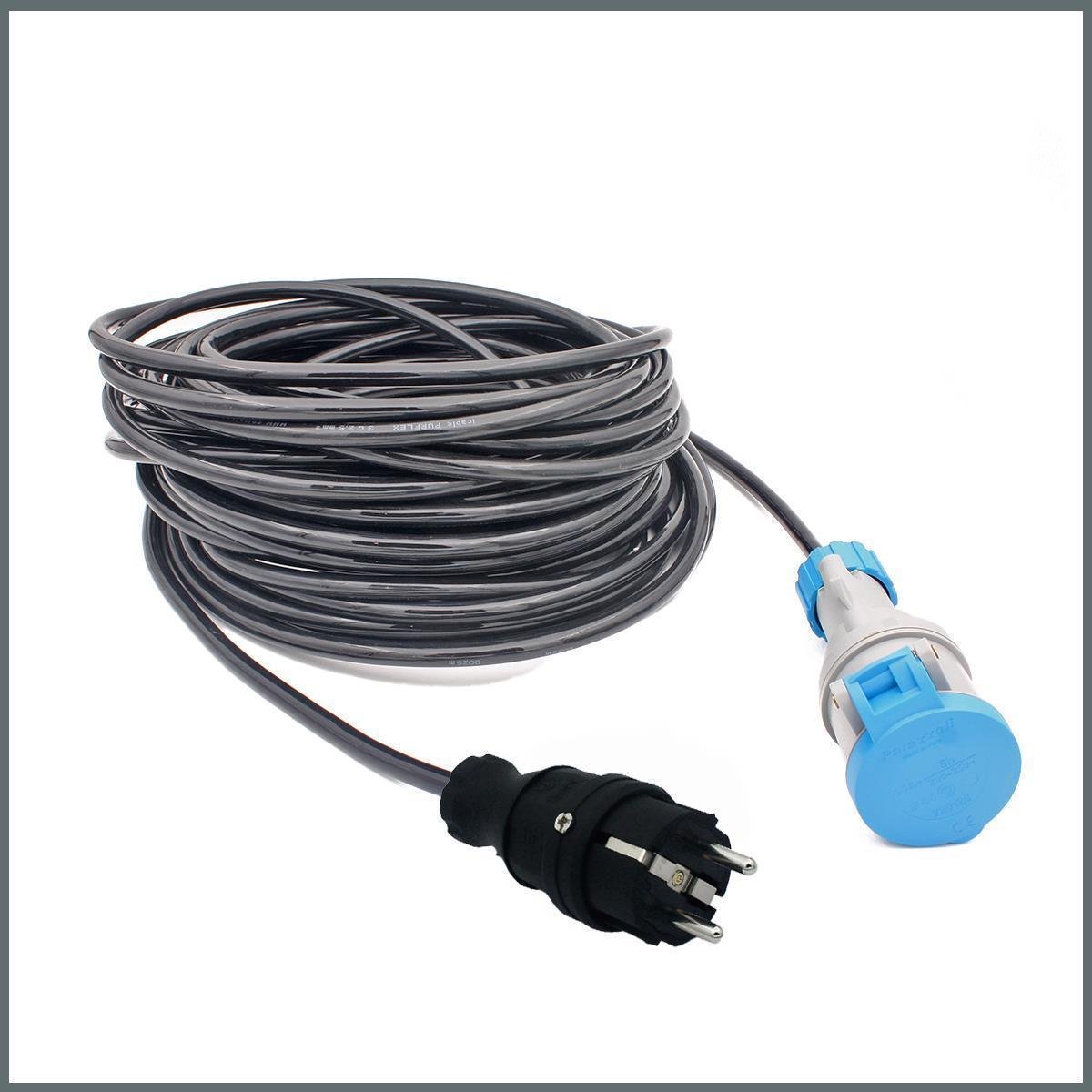 Tekne ve Karavan Enerji Besleme Kablosu 25m. PUR Kablolu V2