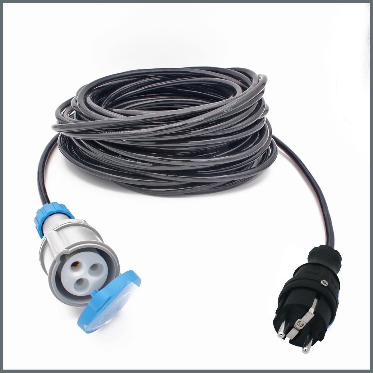 Tekne ve Karavan Enerji Besleme Kablosu 25m. PUR Kablolu V2