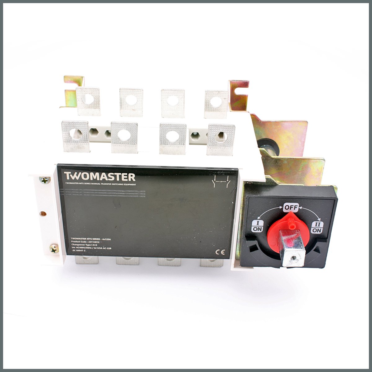 TWOMASTER 4x125A Manuel Transfer Şalteri 