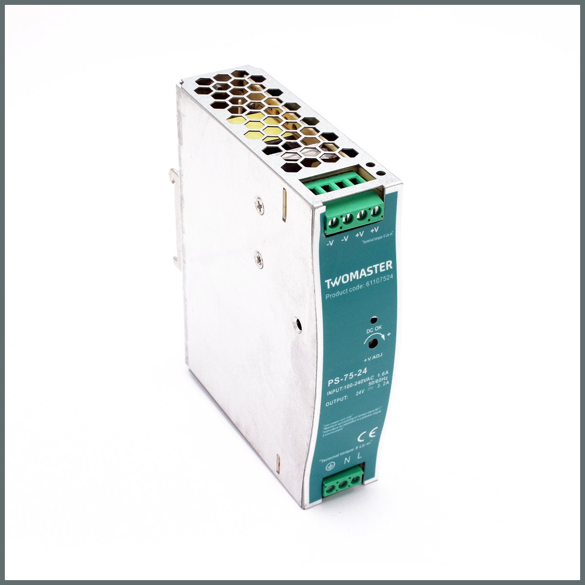 TWOMASTER-PS-75-24 Güç Kaynağı 24VDC 3.2A 