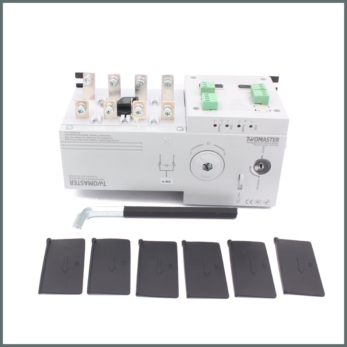 TWOMASTER-R 4x40A Motorlu Transfer Şalteri 