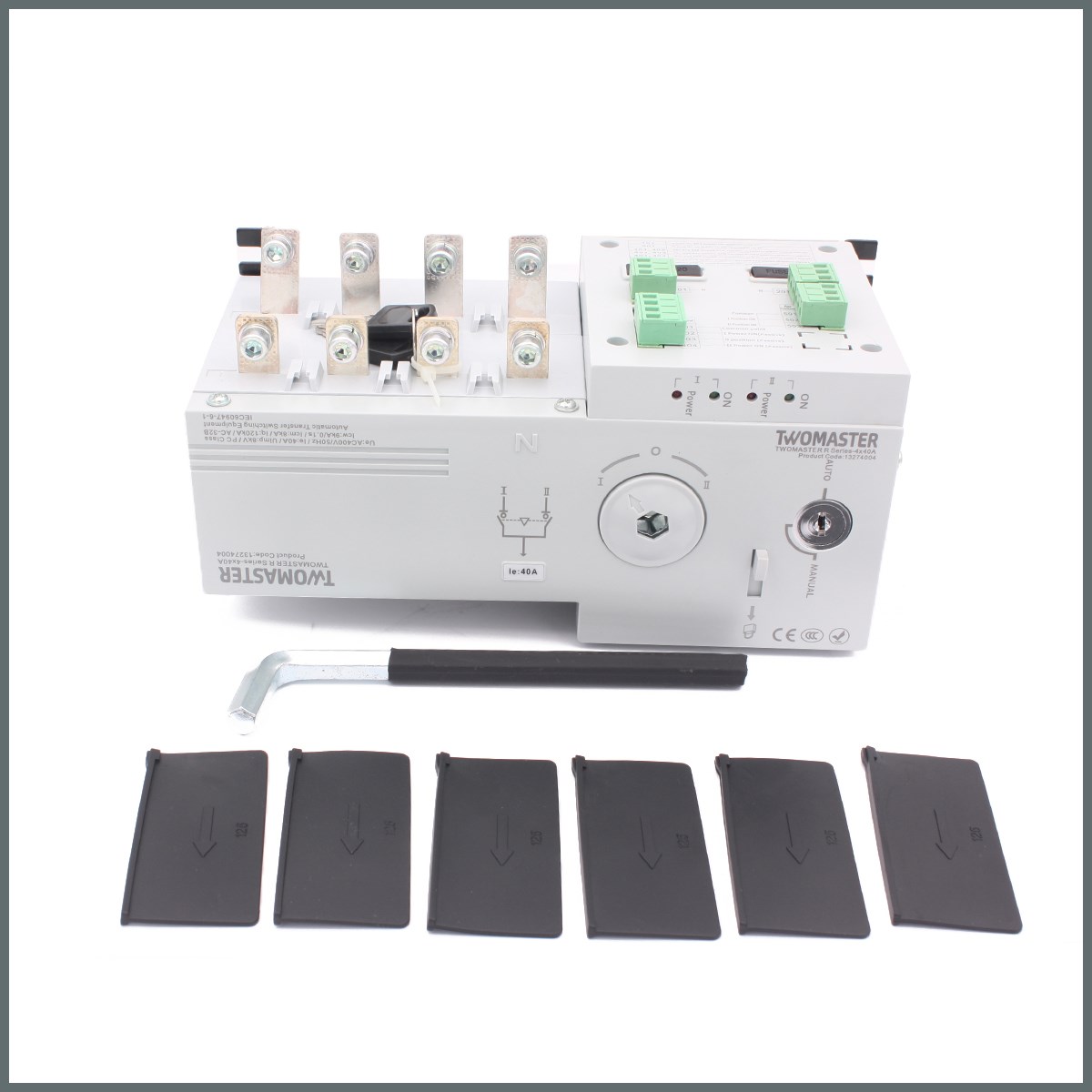 TWOMASTER-R 4x80A Motorlu Transfer Şalteri 