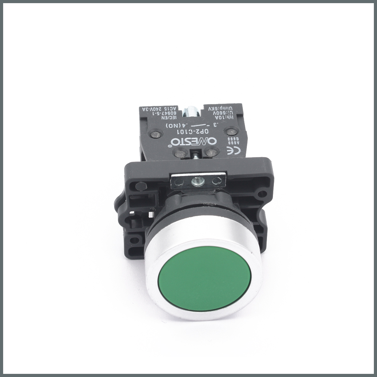 Yay Dönüşlü OP5 Pushbuton (Yeşil) NA (IP64) 