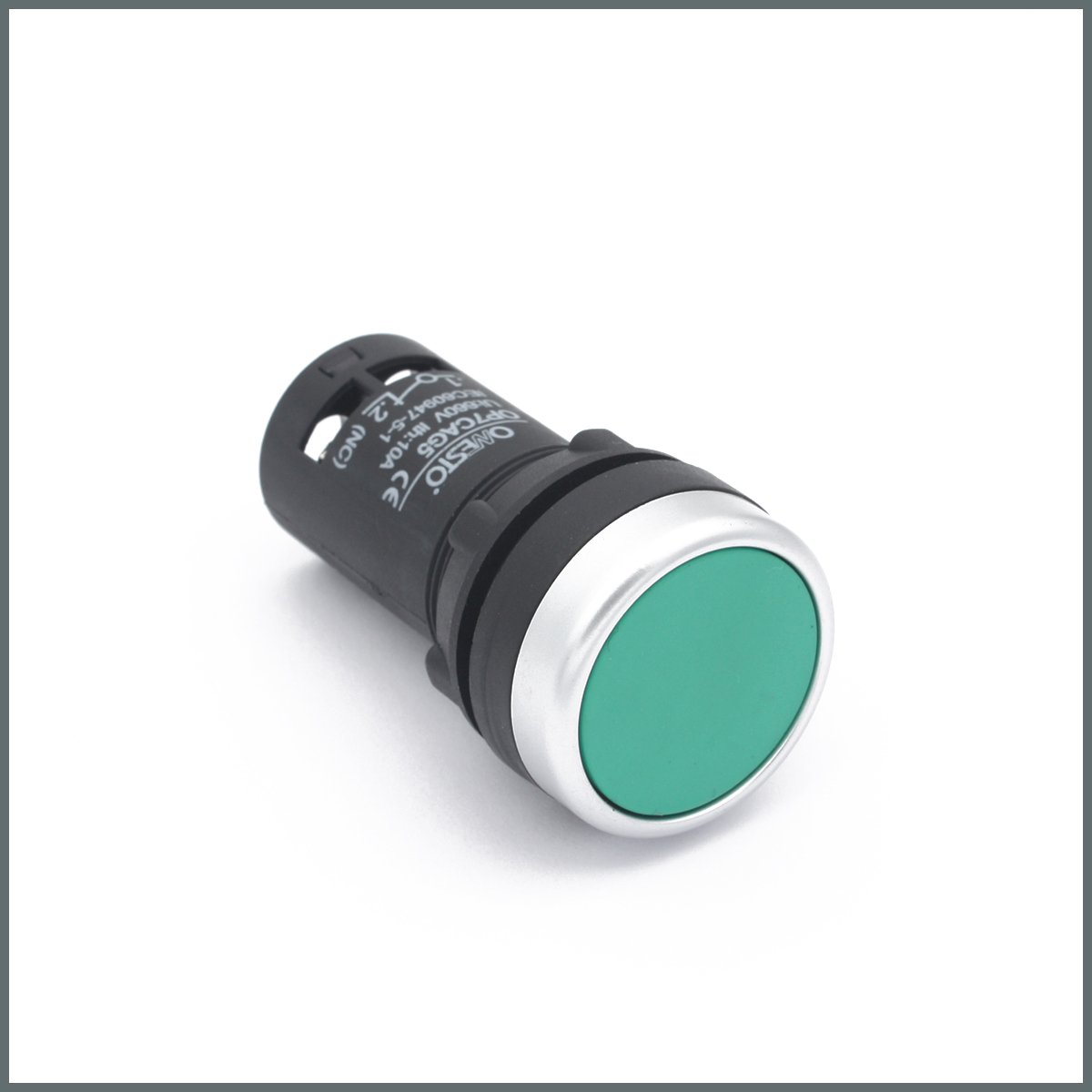 Yay Dönüşlü Pushbuton (Yeşil) NA+NK