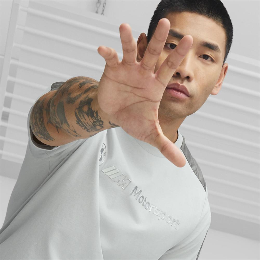 BMW MMS Monochrome Tee Flat Light Gray