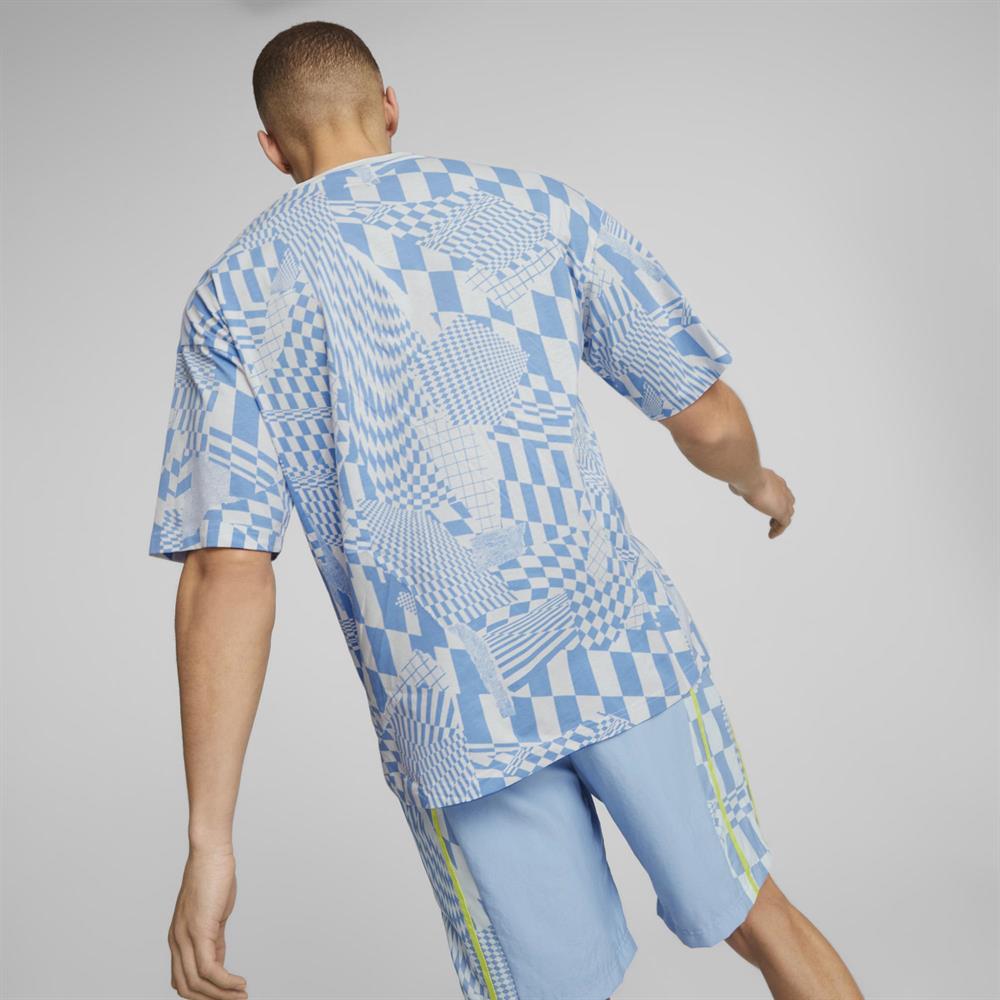 BMW MMS Statement AOP Tee rlxd PUMA White
