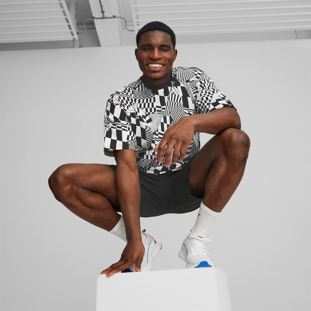 BMW MMS Statement AOP Tee rlxd PUMA White