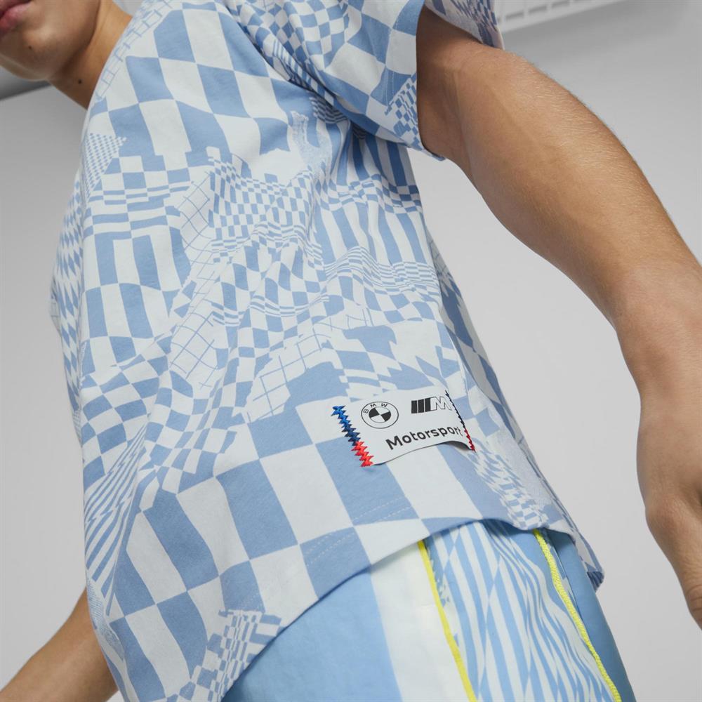 BMW MMS Statement AOP Tee rlxd PUMA White