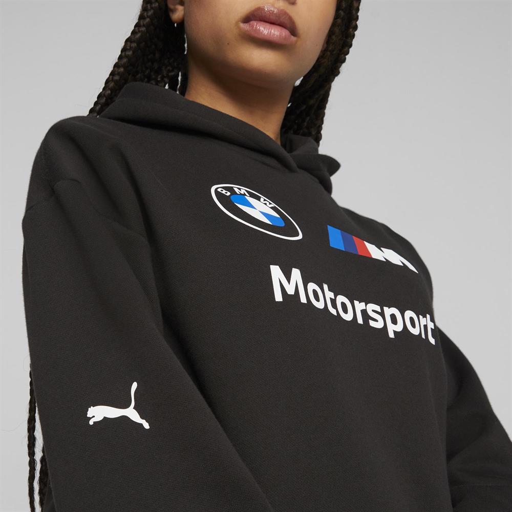 BMW MOTORSPORT  PUMA Kadın ESS Hoodie Fleece Black