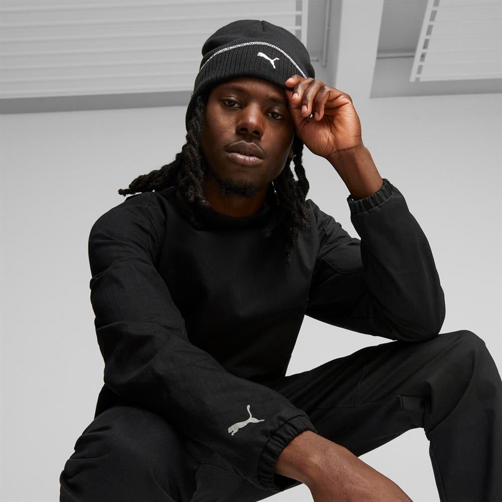 BMW MOTORSPORT x PUMA  Classic Cuff Beanie   Black