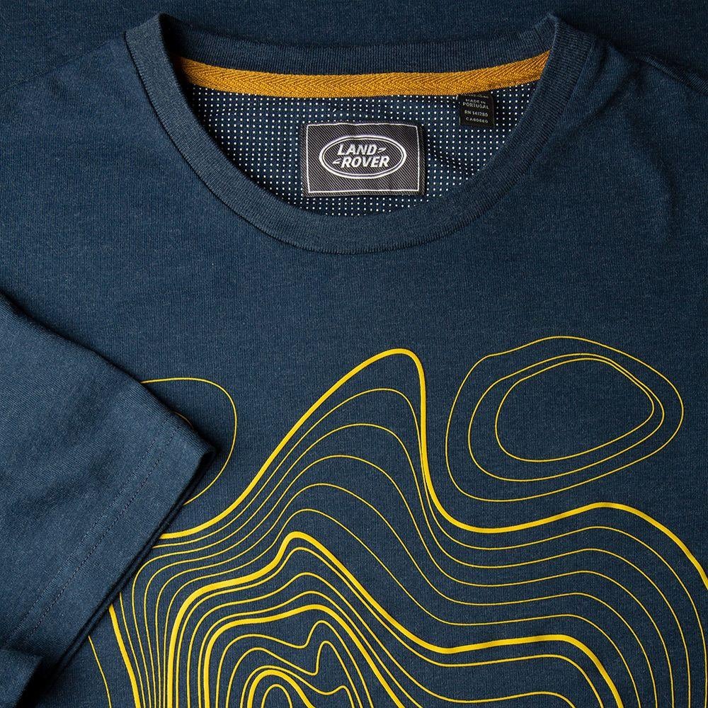 MEN'S RELIEF MAP T-SHIRT - NAV