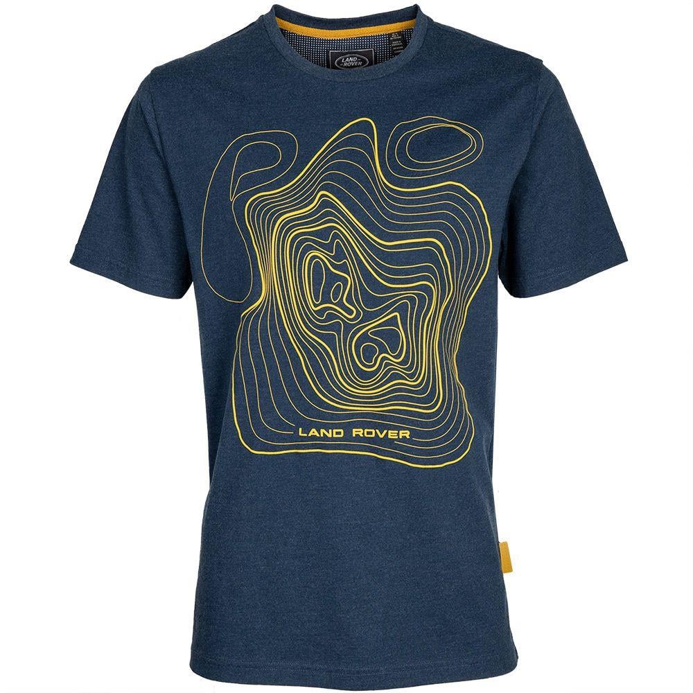 MEN'S RELIEF MAP T-SHIRT - NAV