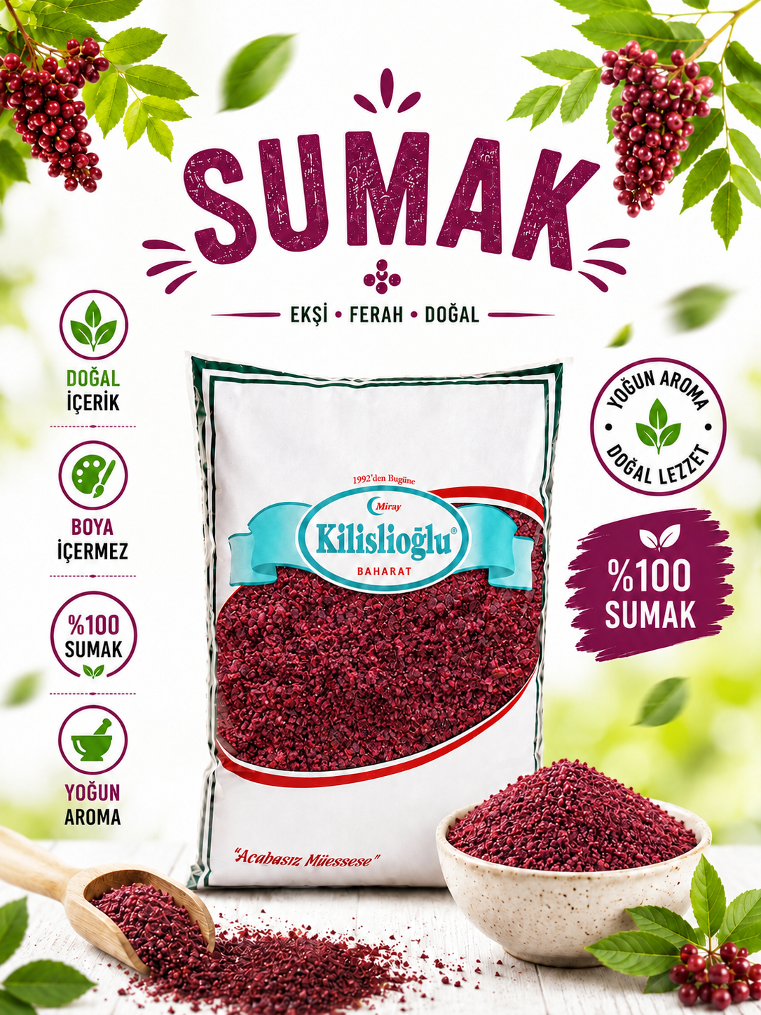 Öğütülmüş Sumak