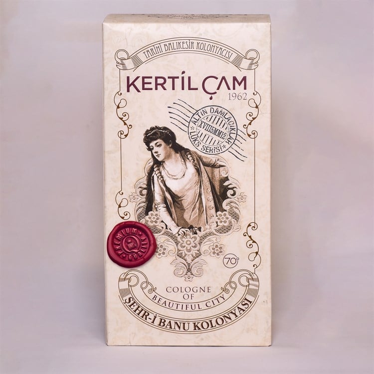 200 ML ELİT CAM ŞİŞE ŞEHR-İ BANU KOLONYASI 