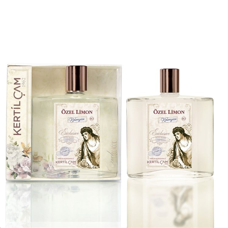 200 ML EXC SERİ CAM SİŞE ÖZEL LİMON KOLONYASI