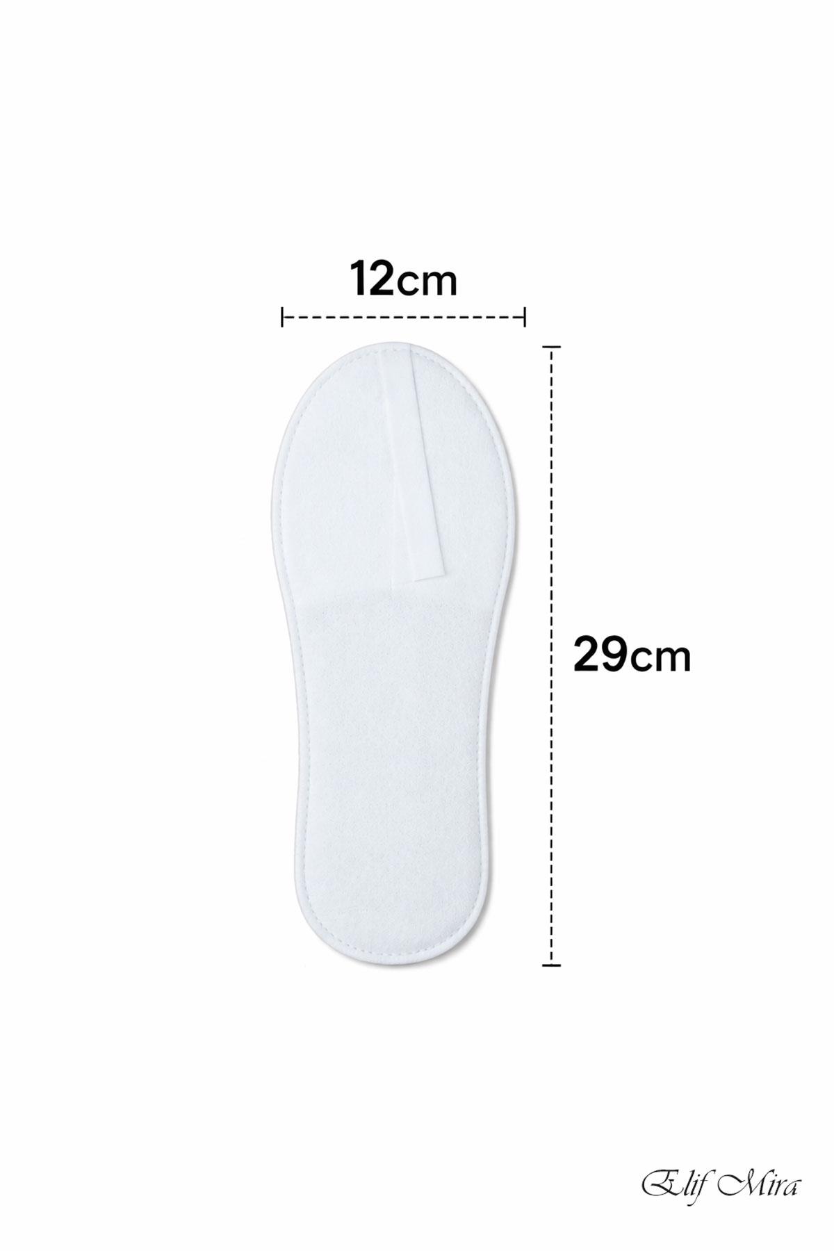 100 Çift Tek Kullanımlık Ekonomik Otel Spa Tabansız Tela Terlik Seti