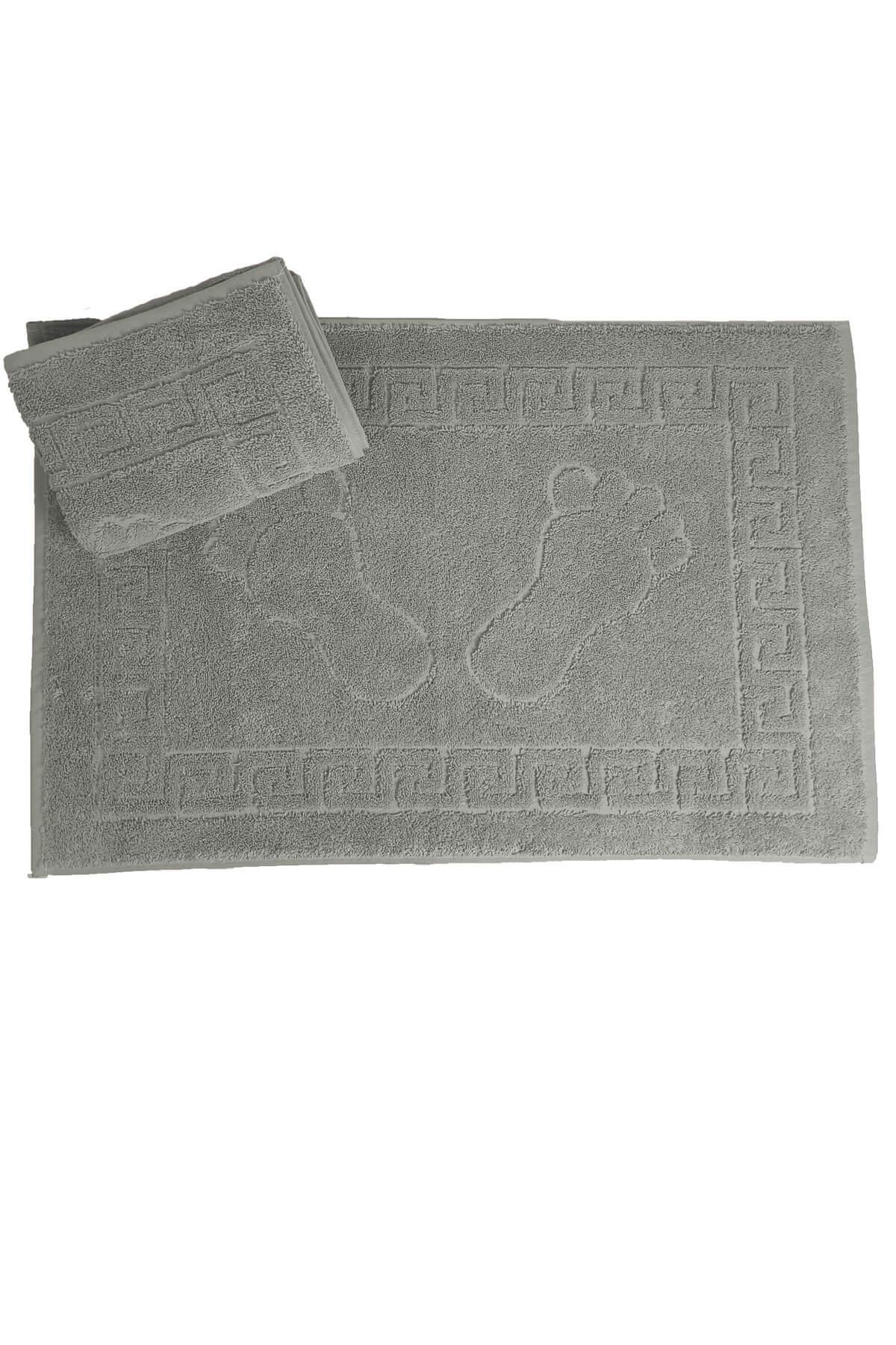 2’li %100 Pamuklu Banyo Ayak Havlusu Gramajlı Konforlu