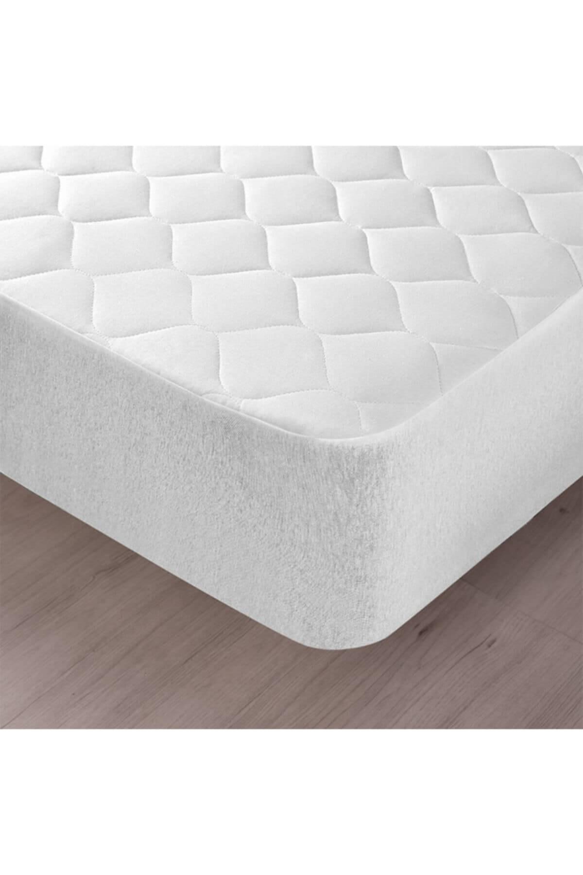 200X200 Kapitoneli Çift Kişilik Sıvı Geçirmez Alez Fitted (Geçmeli) Yatak Koruyucu