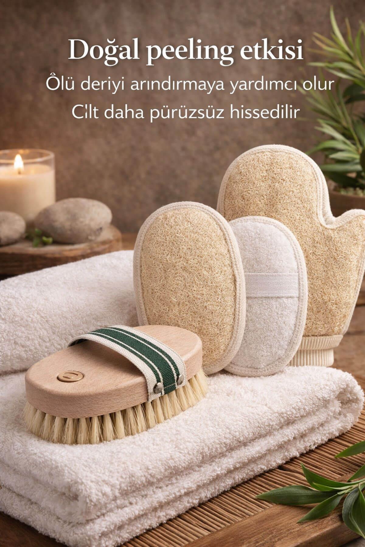 3'lü Doğal Vücut Bakım Seti Selülit Karşıtı & Selülit Karşıtı & Batık Önleyici Bakım Paketi