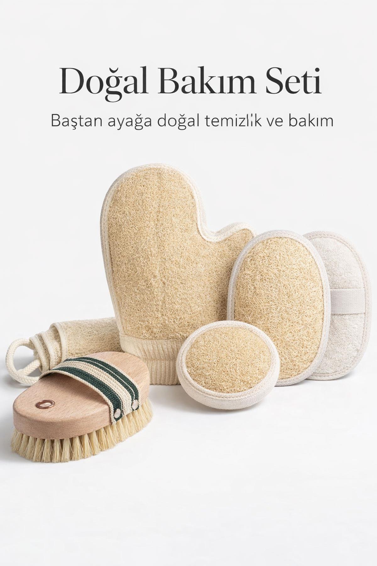 5 Parça Doğal Vücut & Yüz Bakım Seti Komple Yenileyici Paket