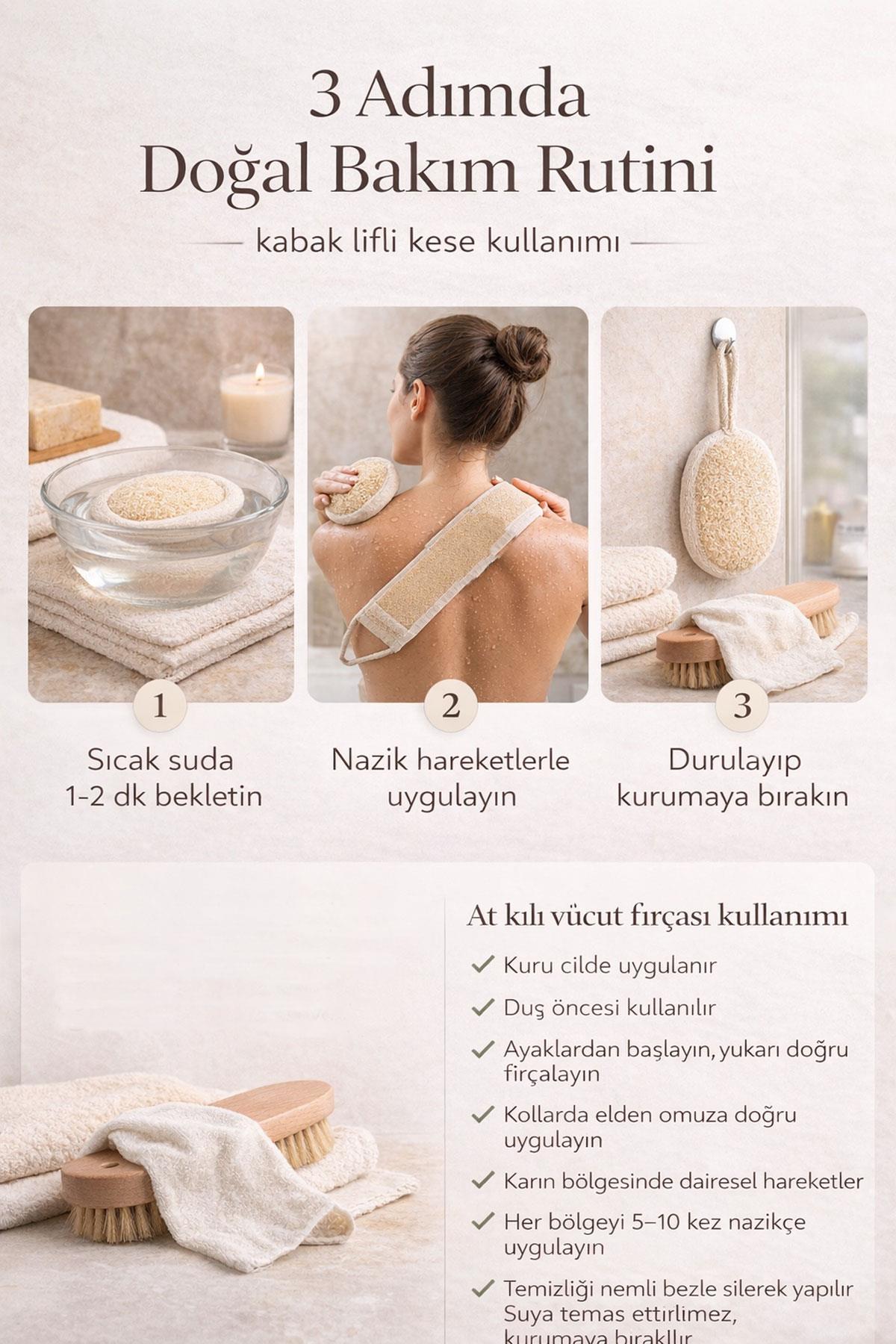 5 Parça Doğal Vücut & Yüz Bakım Seti Komple Yenileyici Paket