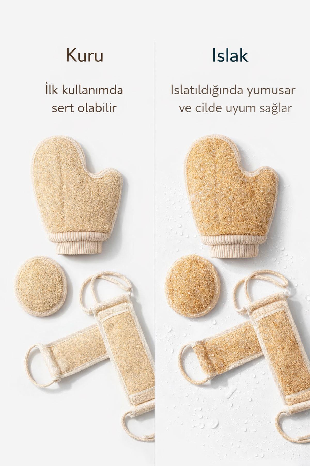 5 Parça Doğal Vücut & Yüz Bakım Seti Komple Yenileyici Paket