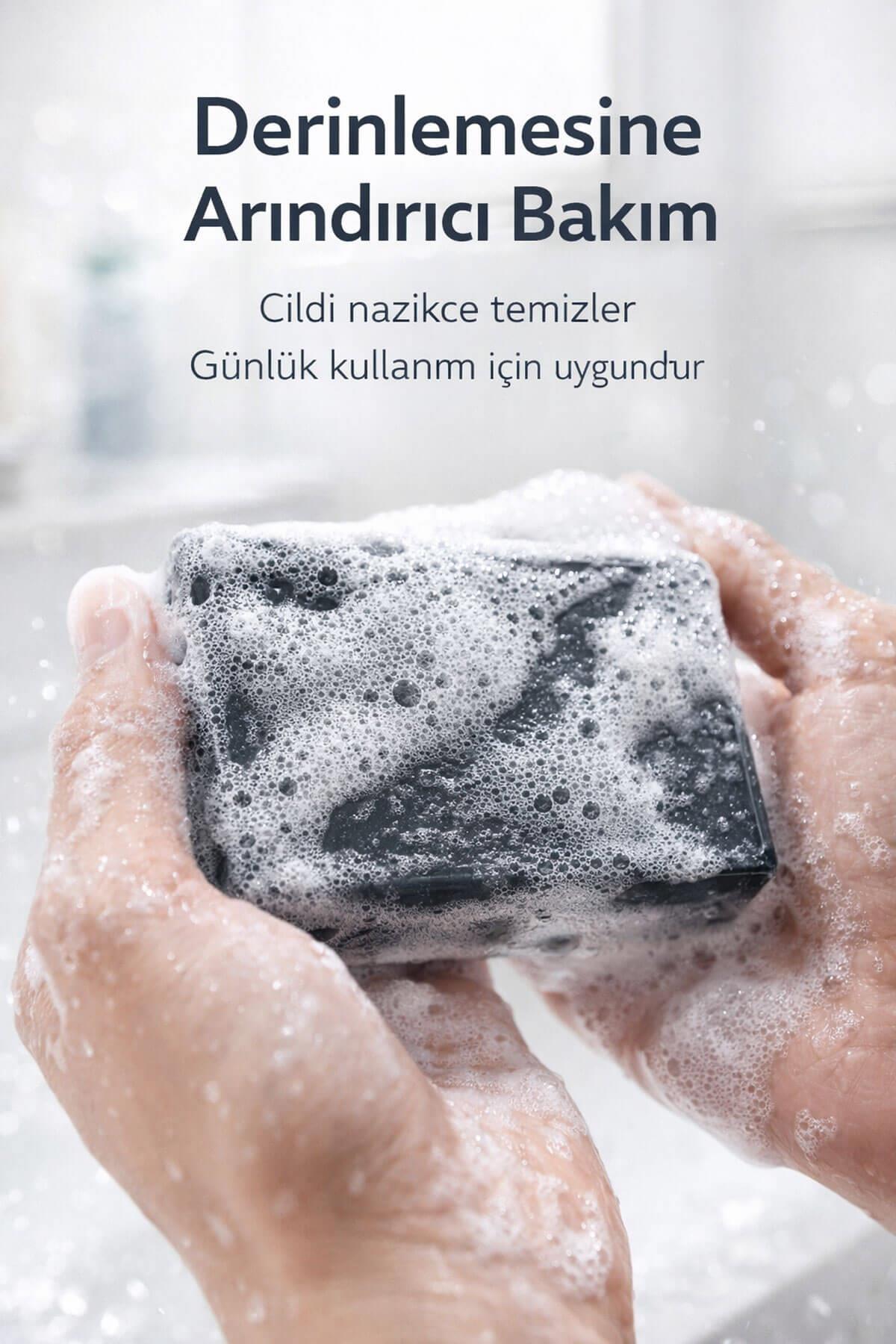 Aktif Karbon Özlü Cilt Bakım Sabunu - 120 gr