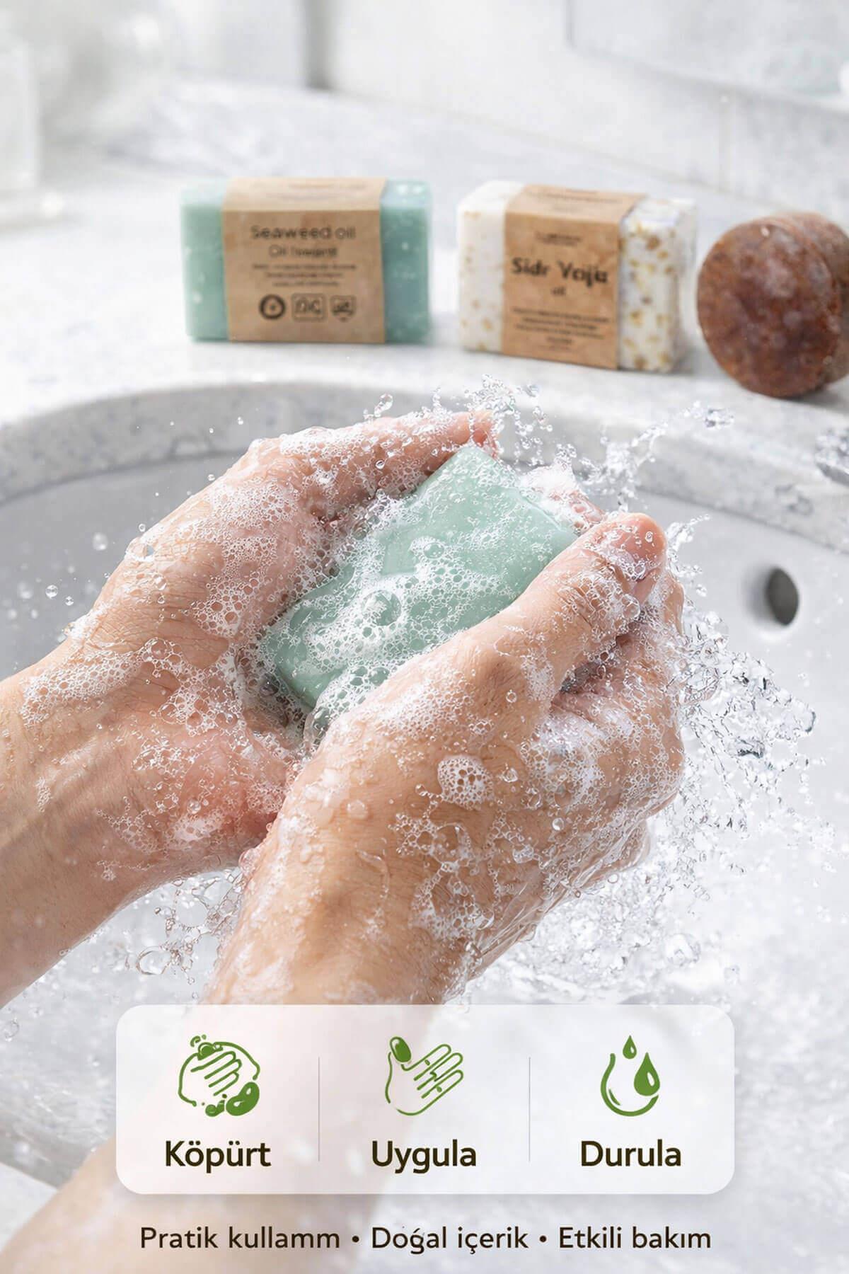 Botanik Özlü 3 lü Doğal Sabun Seti Özel Bitkisel Seri