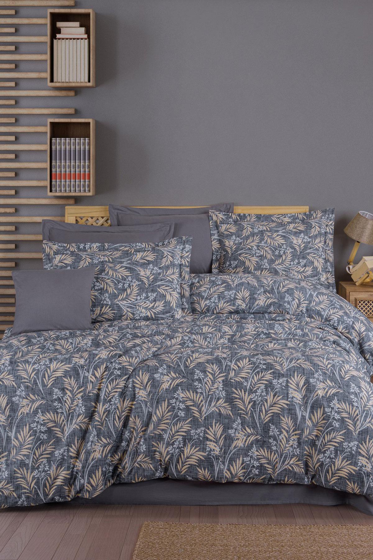 Çift Kişilik Ranforce Nevresim Takımı %100 Pamuklu Tuğba