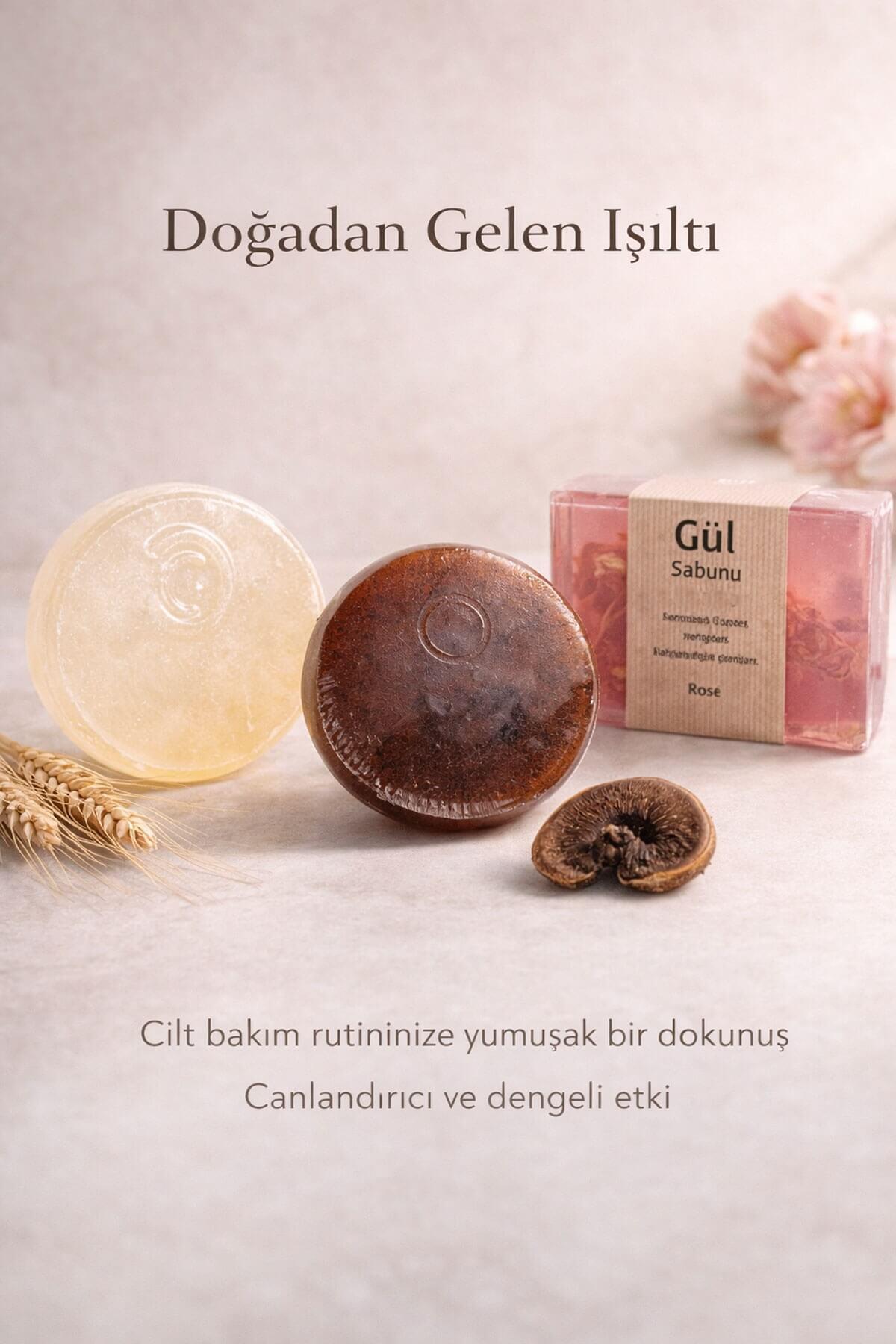 Cilt Canlandırıcı ve Aydınlık Görünüm Sağlayan 3 lü Doğal Sabun Bakım Seti