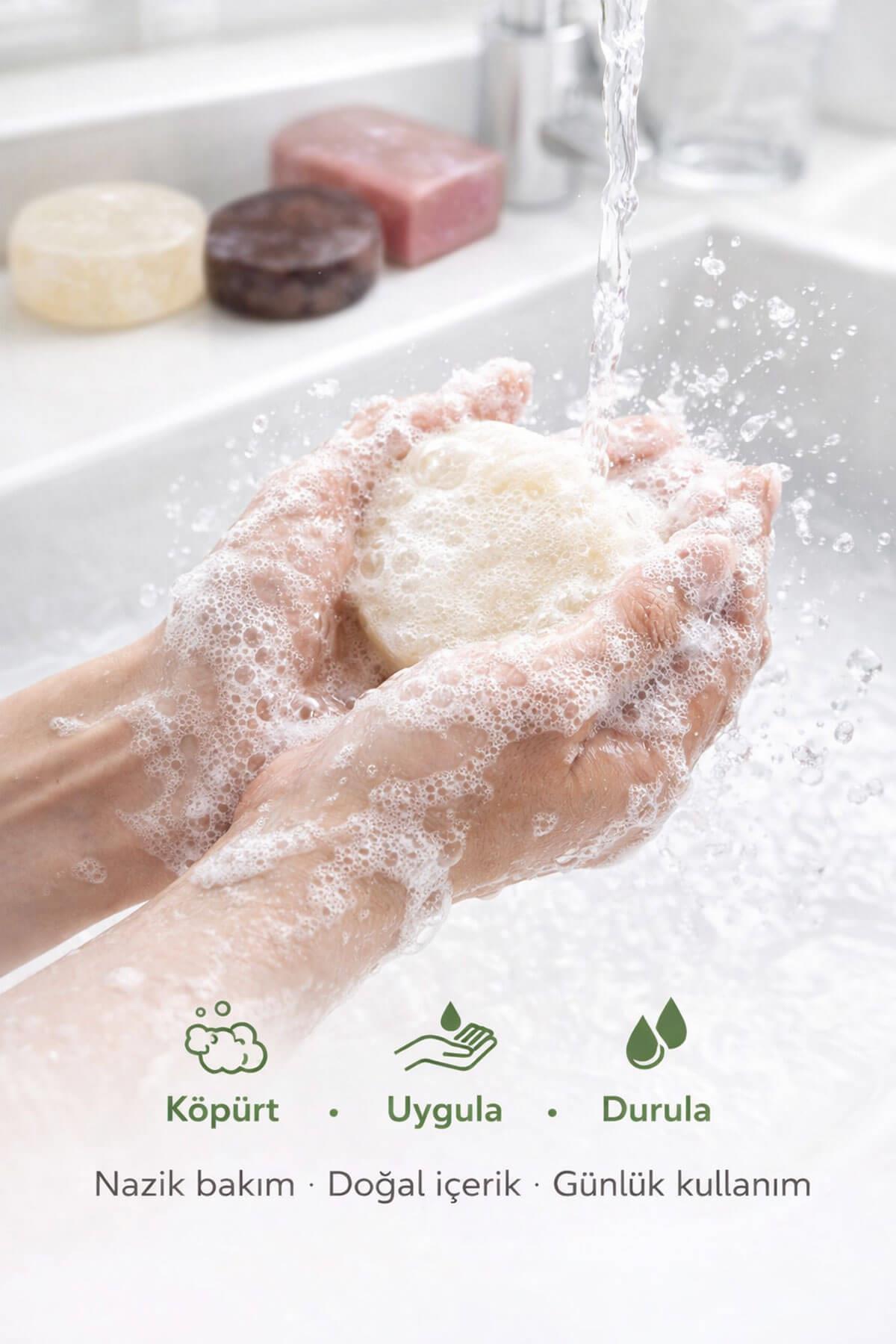 Cilt Canlandırıcı ve Aydınlık Görünüm Sağlayan 3 lü Doğal Sabun Bakım Seti