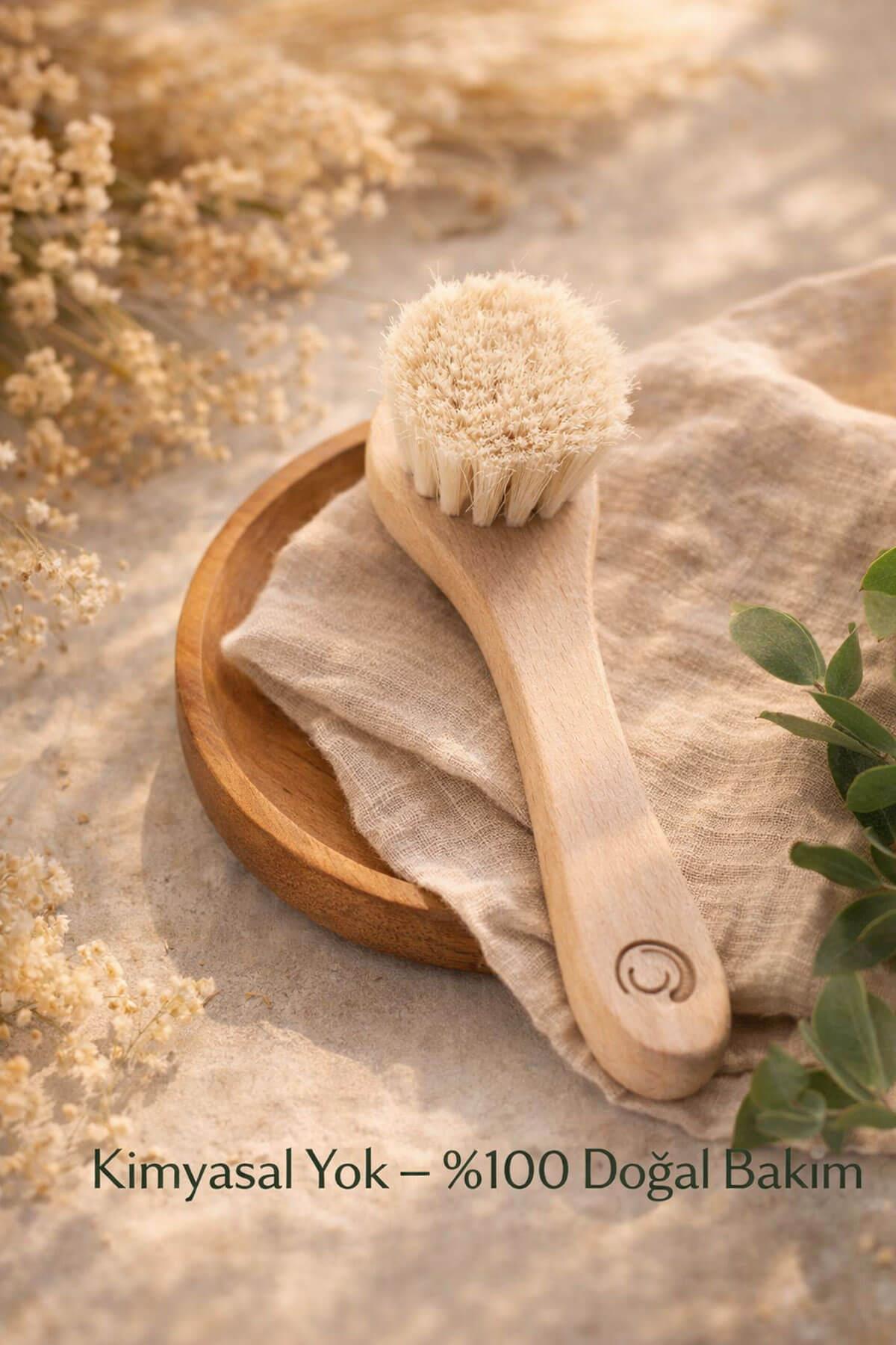 Doğal At Kılı Yüz Bakım Fırçası