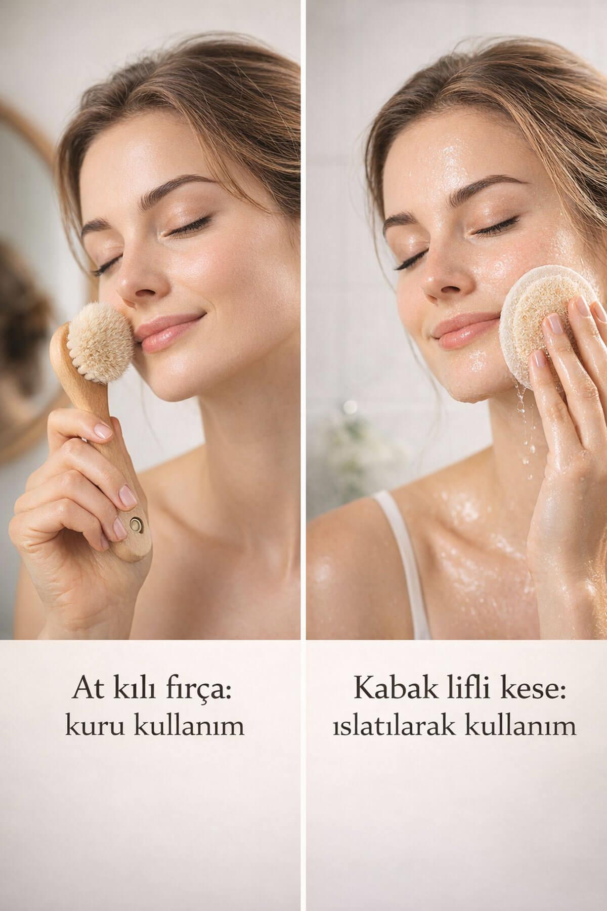 Doğal Yüz Bakım ve Arındırıcı Aydınlatıcı Seti 2 Parça Rutin