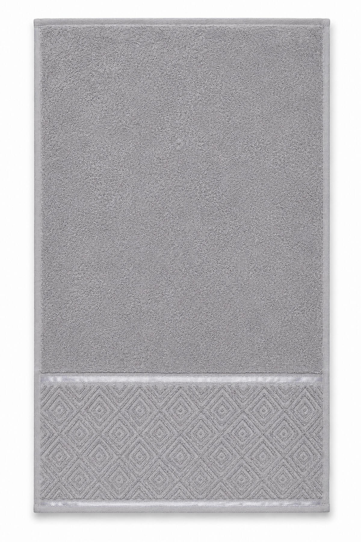 El Yüz Havlusu 50x90 cm %100 Pamuk Kısmi Kadife Jakar Nova Collection