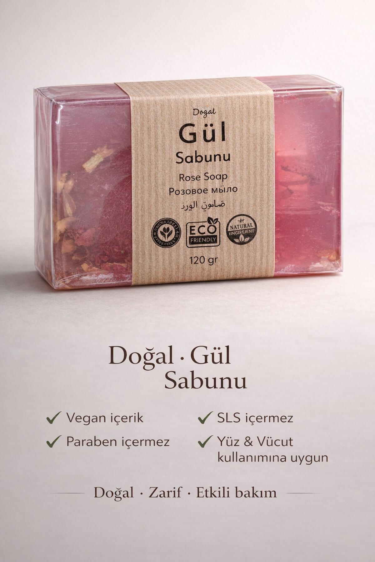Gül Özlü Cilt Bakım Sabunu - 120 gr
