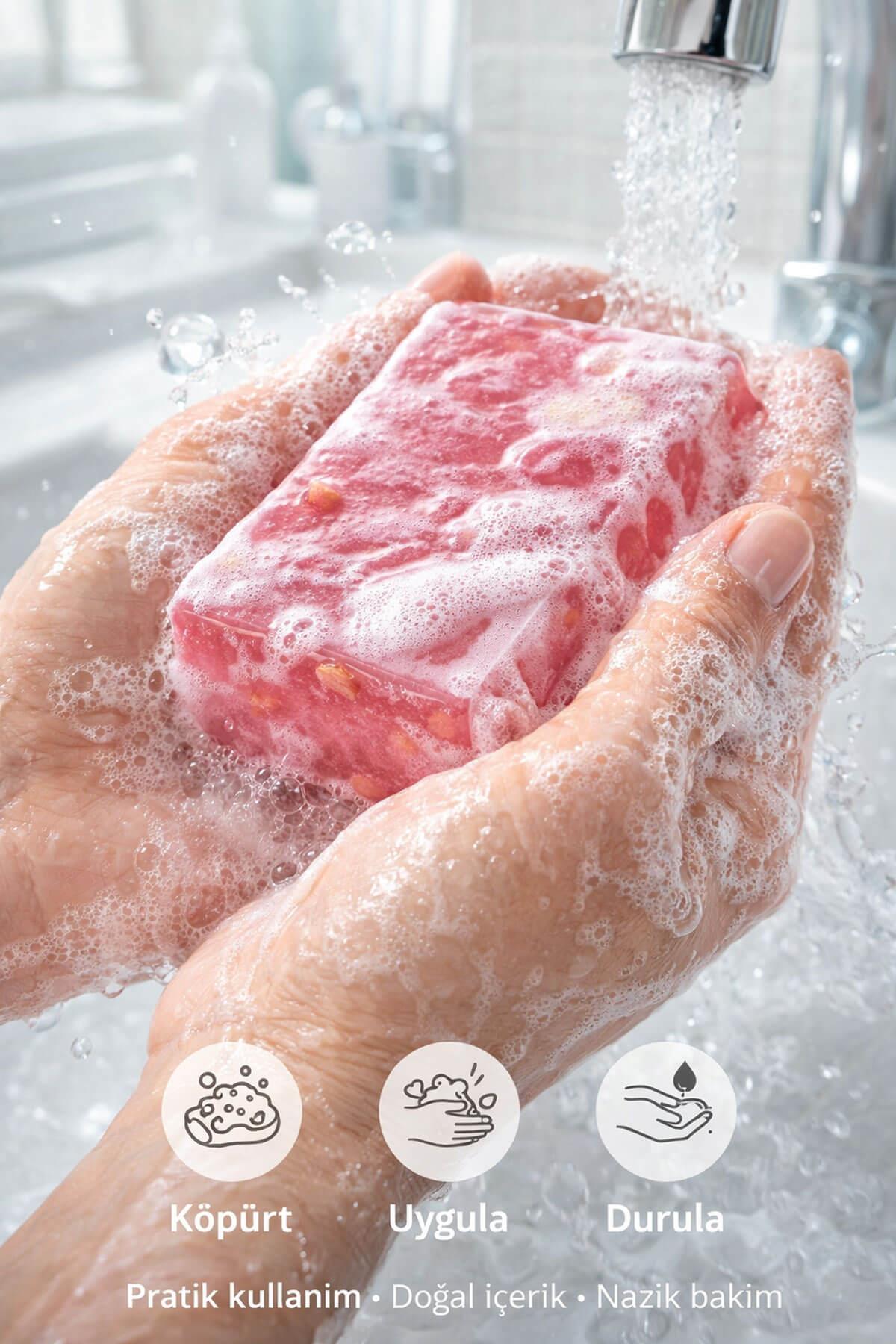 Gül Özlü Cilt Bakım Sabunu - 120 gr