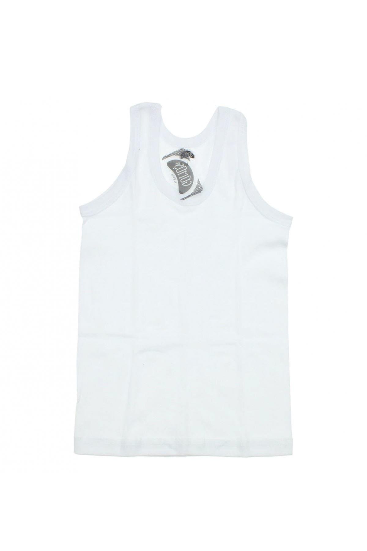 Gümüş İç Giyim Erkek Çocuk Penye Askılı Pamuklu Atlet 6 lı Paket