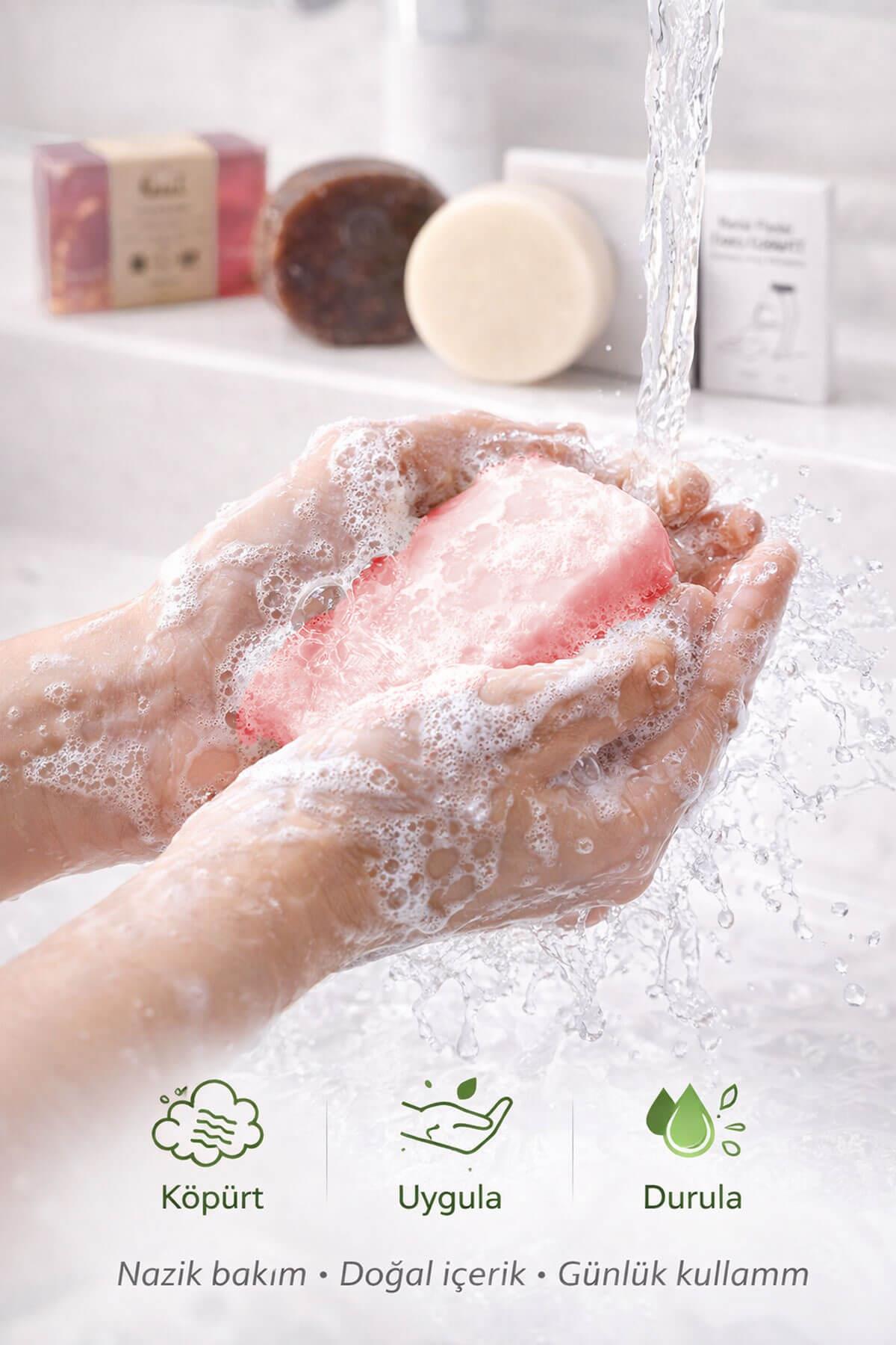 Hediyelik Doğal Sabun Seti  Özel Bakım Serisi 3’lü Premium Paket