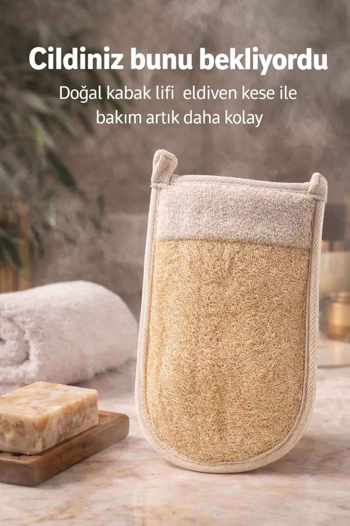 Kabak Lifli Eldiven Battal Vücut Kesesi