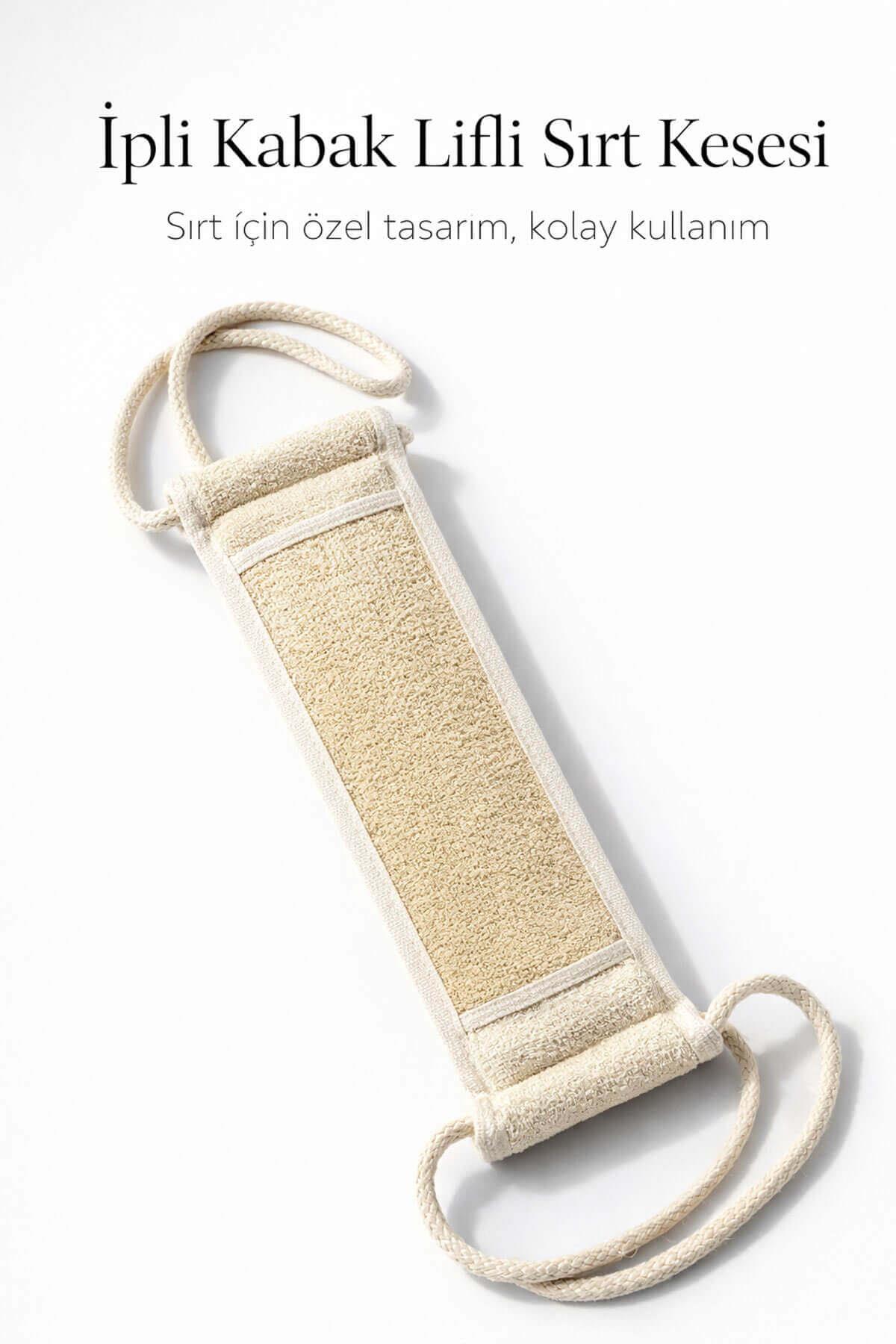 Kabak Lifli İpli Kemer Uzun Sırt Kesesi