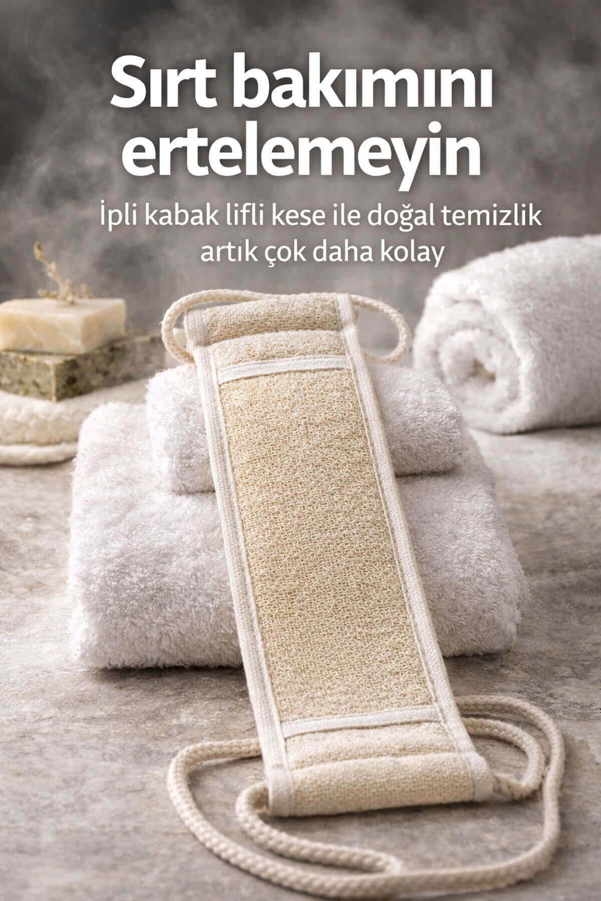 Kabak Lifli İpli Kemer Uzun Sırt Kesesi