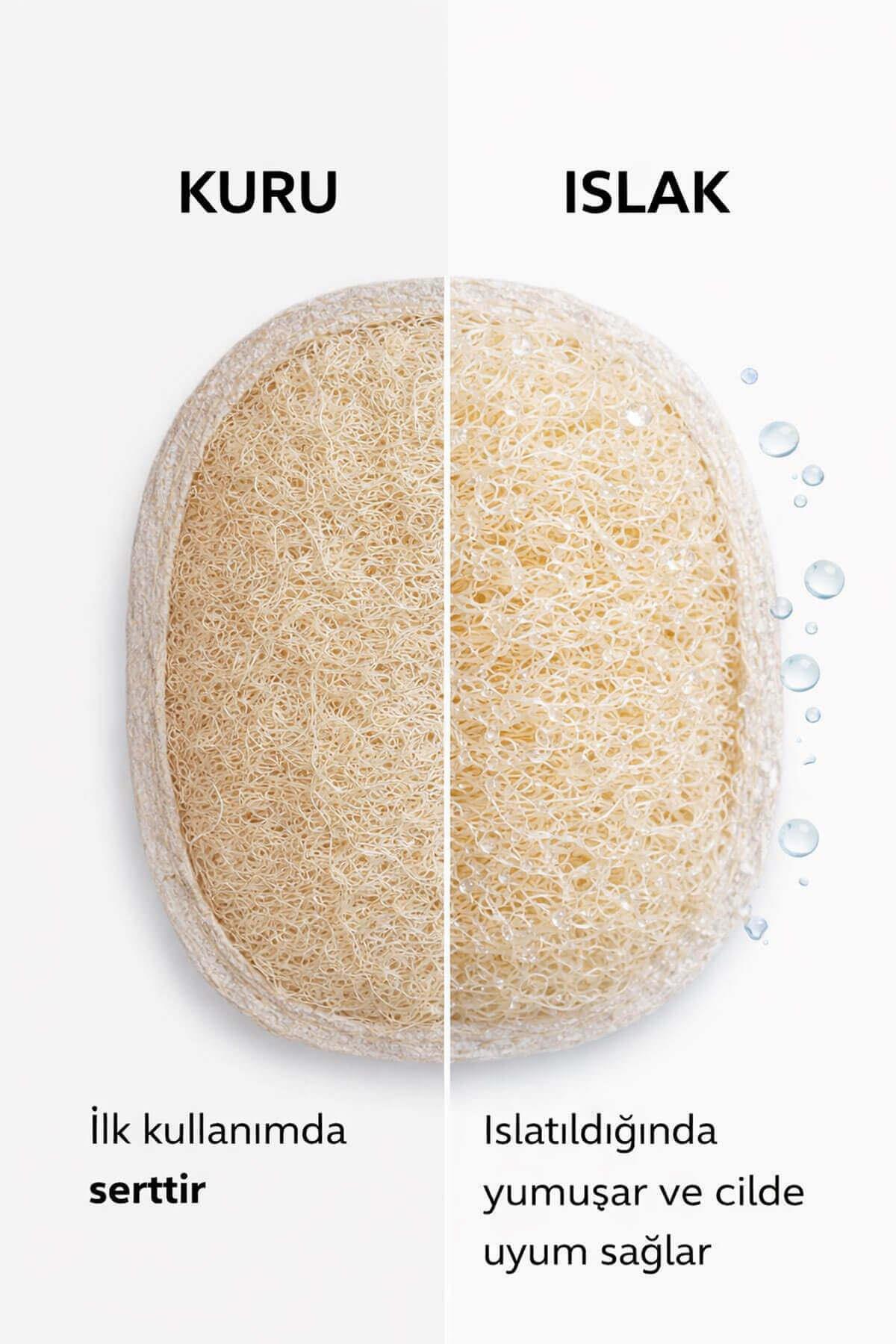 Kabak Lifli Oval Lastikli Yüz Ve Vücut Kesesi