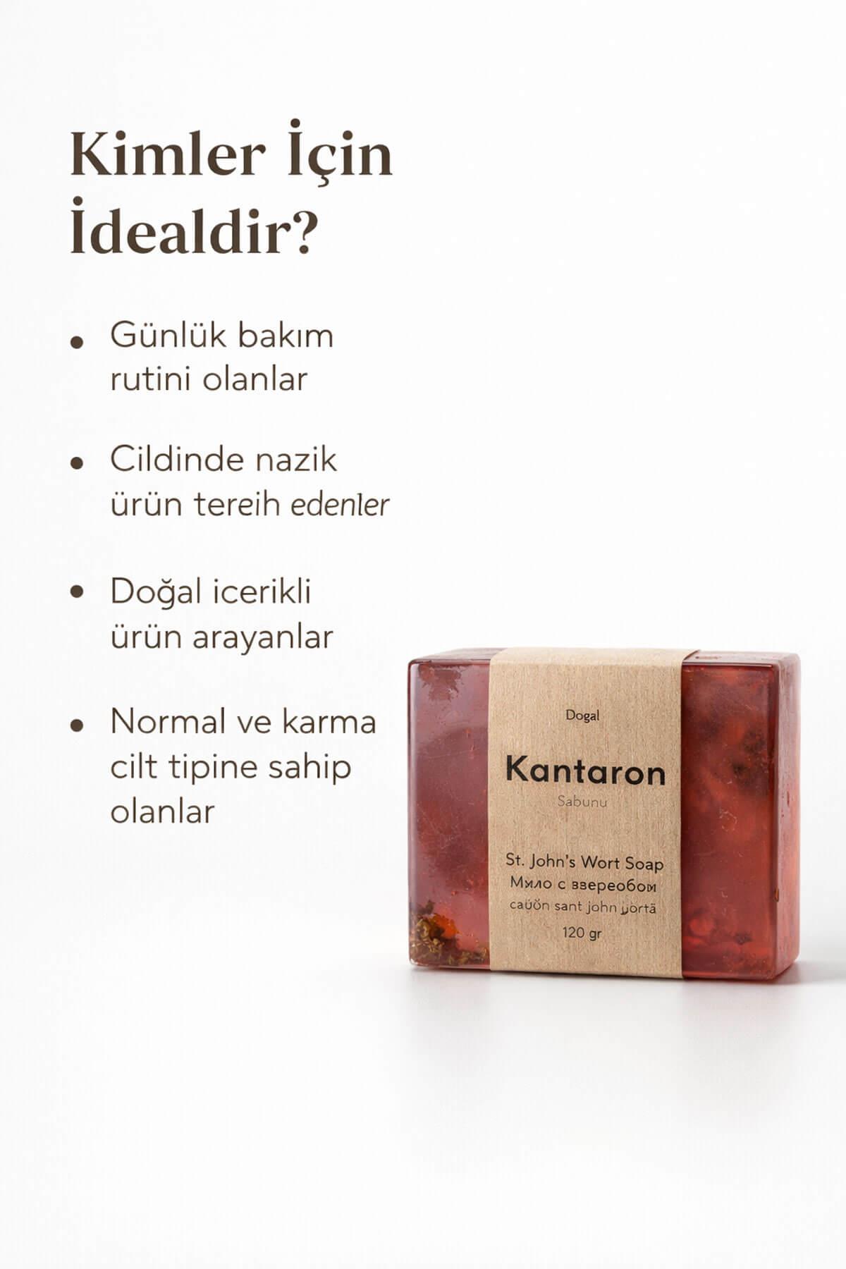 Kantaron Yağlı Cilt Bakım Sabunu - 120 gr