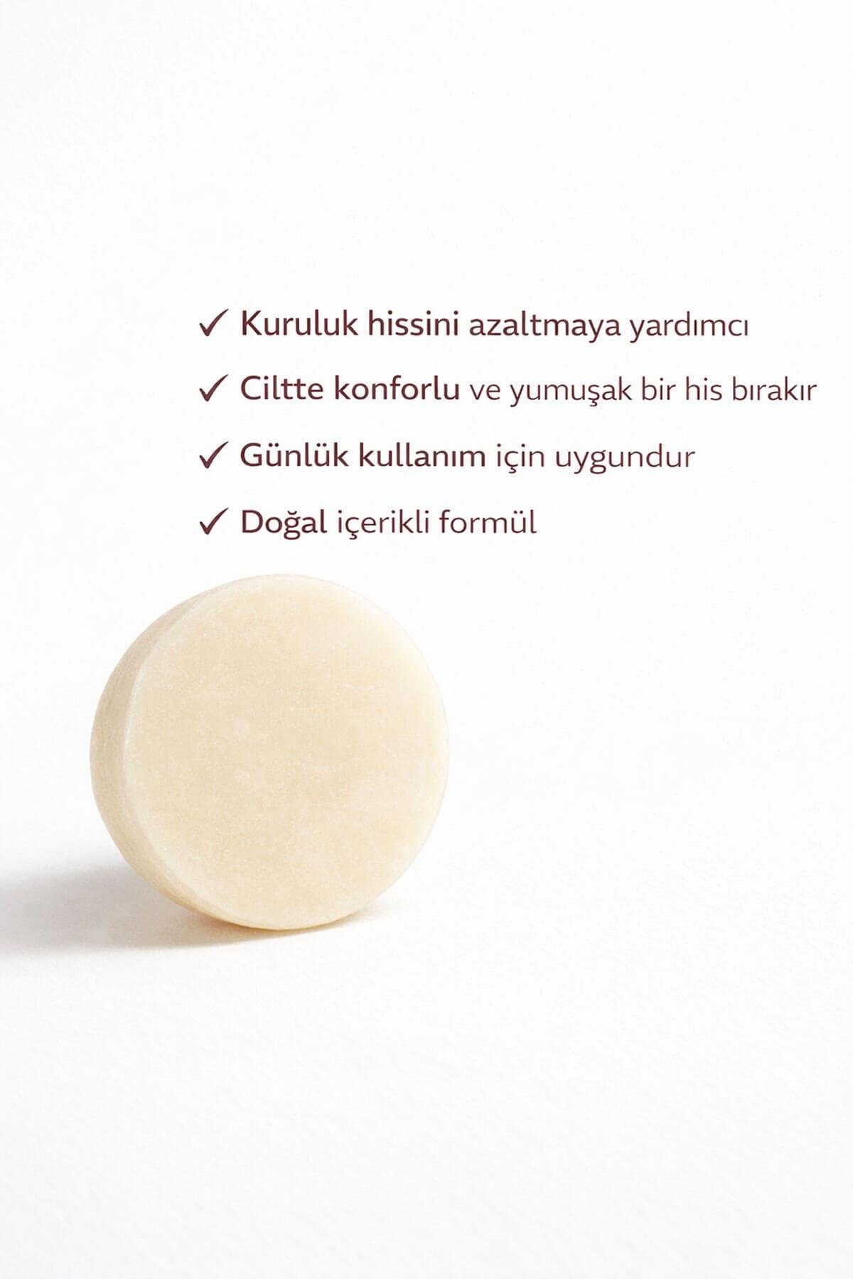 Keçi Sütlü El Yapımı Doğal Oval Sabun - 100 gr