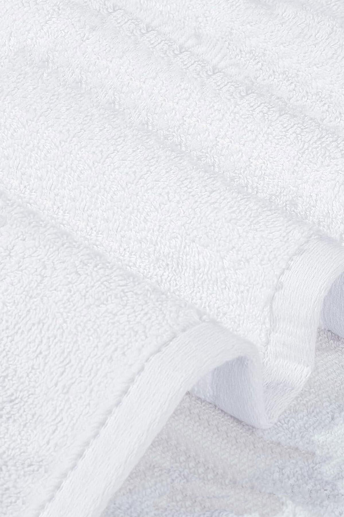 Otel Banyo Havlusu %100 Pamuklu 90X150 Cm Beyaz 20/2 Ring 800 Gr