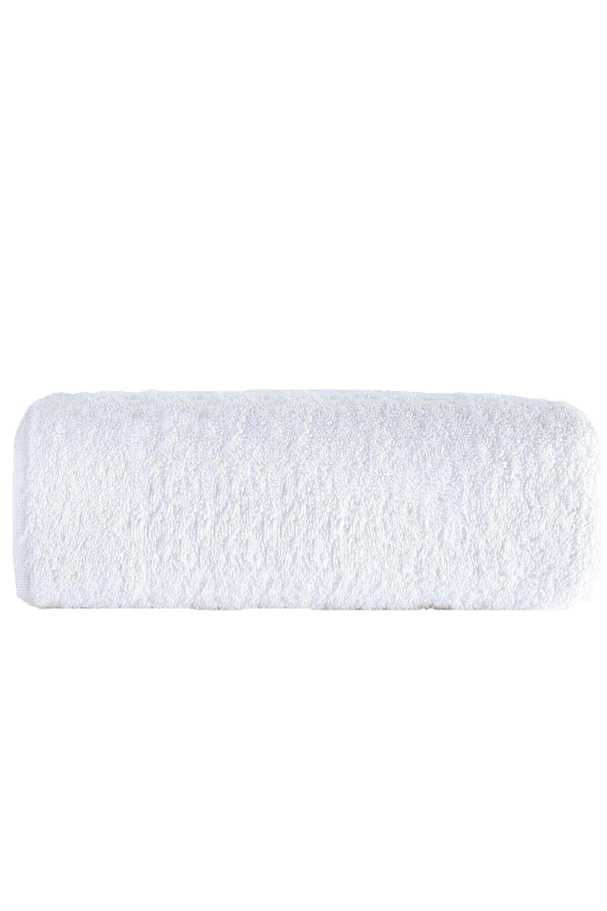 Otel Banyo Havlusu Pamuklu 90X150 Cm Beyaz 16/1 Avs 580 Gr