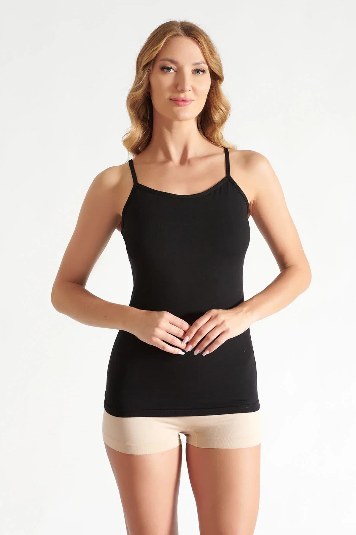 Tutku Elit 2001 Modal Elastan İp Askılı Bayan Atlet